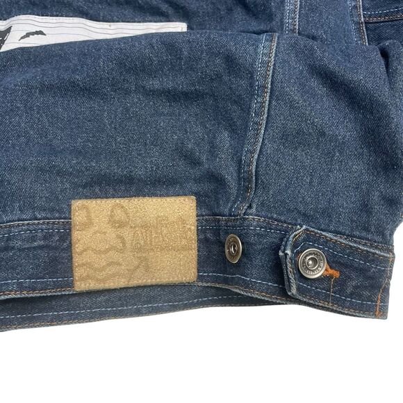 Platinum FUBU Fat Albert & The Junkyard Gang Men's XXL Denim Jacket Vintage - Picture 7 of 16